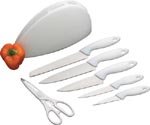 Maxam 7pc White Cutlery Set