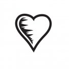 Black and White Heart