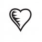 Black and White Heart