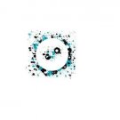 Paint Splatter hole - Blue and black