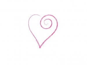 Pink Swirl Heart