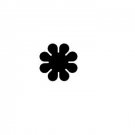 Groovy Black Daisy