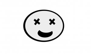 Knock out smiley