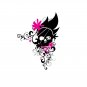 Pink and Black skull