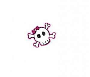 Pink Bow Skull