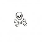 Comic Skull and cross bone