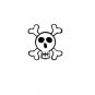 Long Skull and Cross bone