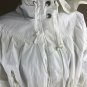 Latte by Coffeeshop Jacket Raincoat Zipper Sz XL White