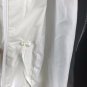 Latte by Coffeeshop Jacket Raincoat Zipper Sz XL White