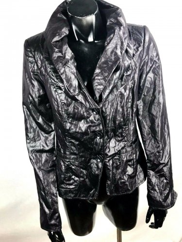 Rofa Moden Germany Blazer Jacket Small Plum Metallic