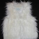Celebrity Favorite! Faux Fur Vest Ivory / Off white Med