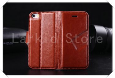 Luxury hand made genuine leather case for iphone5 for iphone 5s