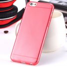 Super Flexible Clear TPU Case For Iphone 6 4.7 inch Red