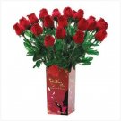 LIFELIKE FEATHER ROSES
