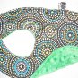 Circle Minky Infant Baby Bib