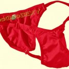 G442 HOT SEXY MEN STRING BIKINI CONTOURED POUCH Red