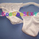 G442 HOT SEXY MEN STRING BIKINI CONTOURED POUCH White