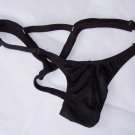 G442A HOT SEXY MEN STRING THONG CONTOURED POUCH Black