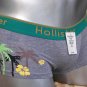 N606 HOli HOT SEXY MENS BOXER BRIEFS CONTOURED POUCH GRAY