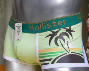N605 HOli HOT SEXY MENS BOXER BRIEFS CONTOURED POUCH LIGHT GREEN