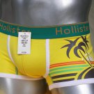 N605 HOli HOT SEXY MENS BOXER BRIEFS CONTOURED POUCH YELLOW