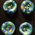 Button Set # 2 Polymer Clay Button Set of 4 - handmade from Polymer Clay by Treasure Vallie