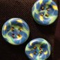 Button Set # 8 Polymer Clay Button Set of 3 - handmade from Polymer Clay by Treasure Vallie