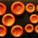 Button Set # 11 Polymer Clay Button Set of 8 - handmade from Polymer Clay by Treasure Vallie