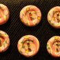 Button Set # 12 Polymer Clay Button Set of 6 - handmade from Polymer Clay by Treasure Vallie