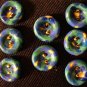 Button Set # 14 Polymer Clay Button Set of 8 - handmade from Polymer Clay by Treasure Vallie