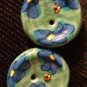 Button Set # 15 Polymer Clay Button Set of 2 - handmade from Polymer Clay by Treasure Vallie