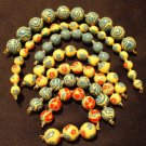 Set of 73 Beads # 4- Handmade from Polymer Clay by Treasure Vallie