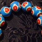 Set of 8 Beads # 9- Handmade from Polymer Clay by Treasure Vallie