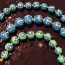 Set of 10 Beads # 14- Handmade from Polymer Clay by Treasure Vallie