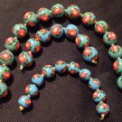 Set of 32 Beads # 23- Handmade from Polymer Clay by Treasure Vallie
