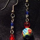 Earrings # 2- Polymer Clay Beads handmade by Treasure Vallie