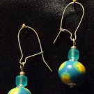 Sterling Silver Earrings # 3- Polymer Clay Beads handmade by Treasure Vallie