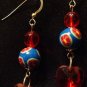 Sterling Silver Earrings # 5- Polymer Clay Beads handmade by Treasure Vallie