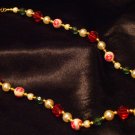 Necklace # 1- Polymer Clay Beads handmade by Treasure Vallie