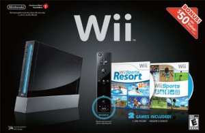 Wii Hardware Bundle - Black