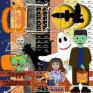 Halloween Digital Scrapbooking Kit 12x12