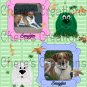Digital Scrapbooking Kits - Puppy Dog Scrapbooking Kit 12x12 with 107 Digital Graphics