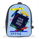 Personalized Back to School Blue Backpack Large
