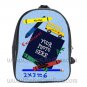 Personalized Back to School Blue Backpack Large