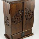 Pentacle Box  Cupboard Pentagram Altar Box Wicca Gothic Celtic or Pagan