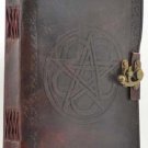 Journal Book of Shadows Pentagram Blank Spell Book Pentacle Diary Wicca BOS