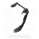 Raven Ear Wrap Single Earring Gothic Pewter Alchemy Gothic Jewelry Spirit Guide