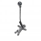 Voodoo Doll Stud Earrings Magic Hoodoo Wicca Protection Pagan Celtic Druid