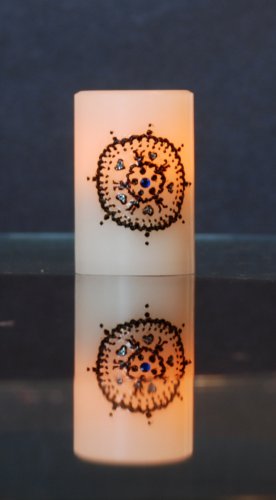 warli art candle