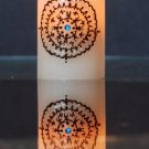 warli art candle 2
